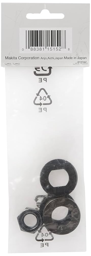 Amazon.com: Makita - 192693-9 192693-8 Dado Flange Set Black